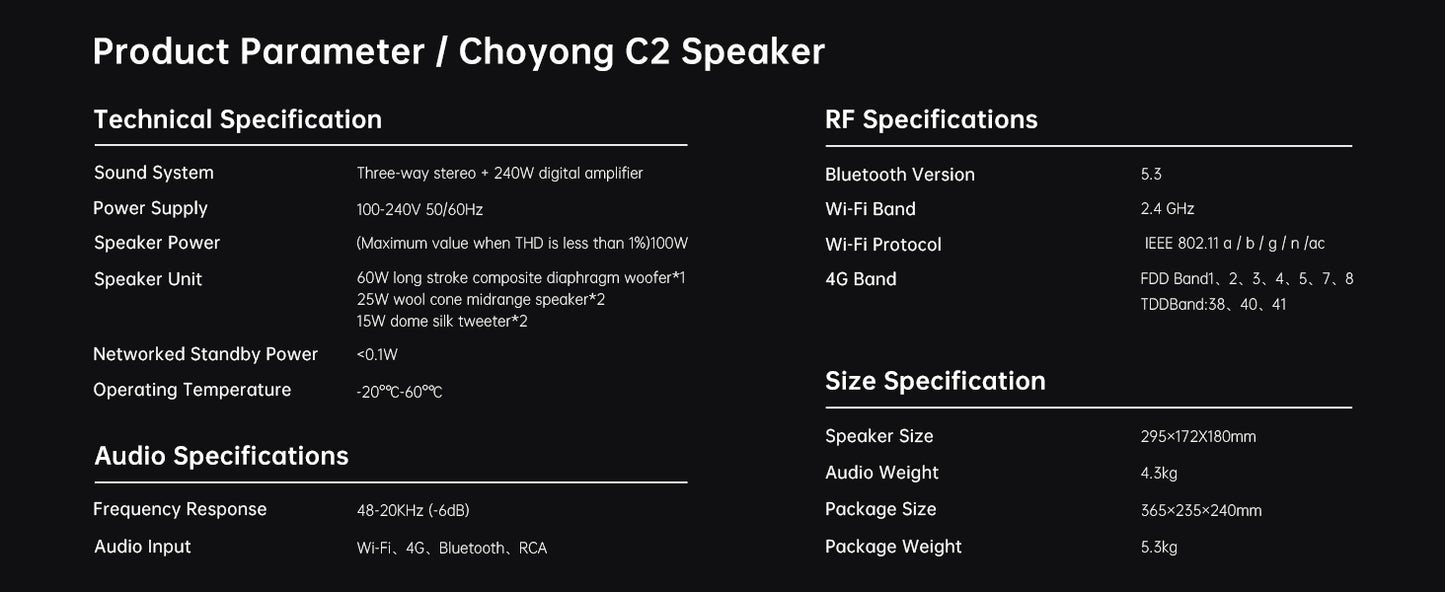 ChoYong  Maestro  C2 Audio