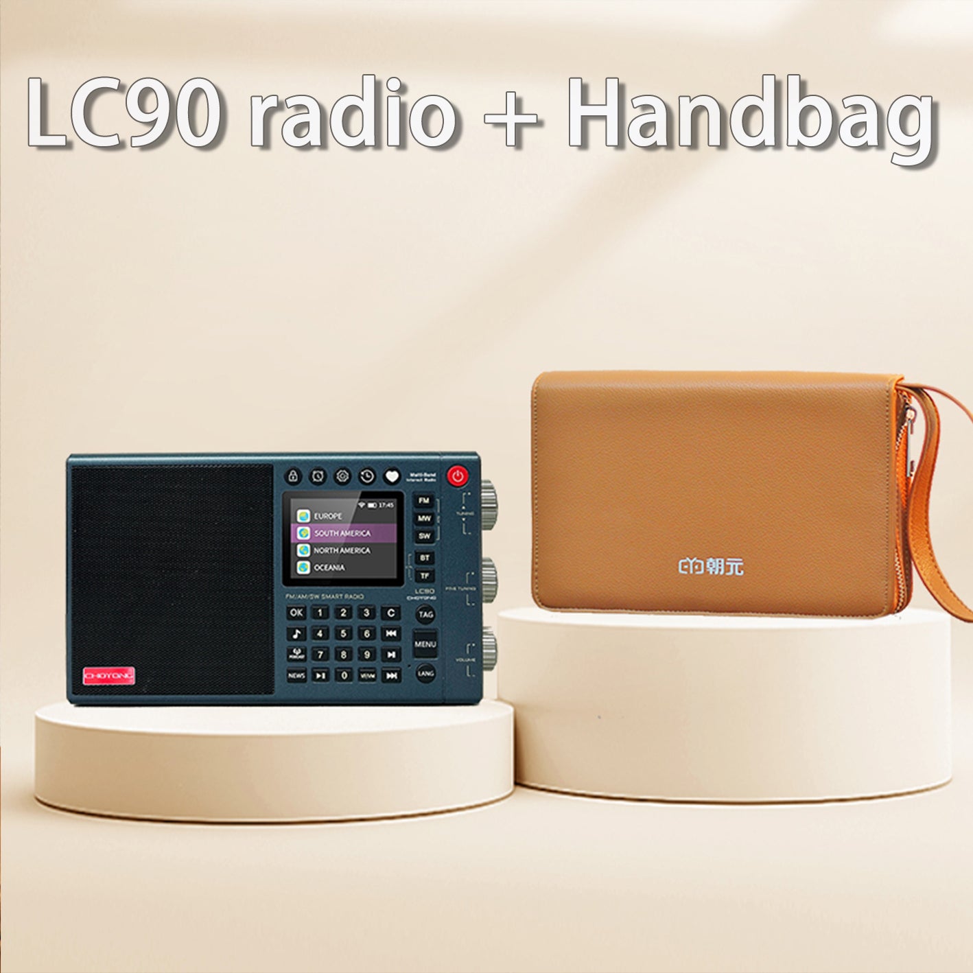 CONJUNTO: Rádio ChoYong LC90 (versão global) + bolsa