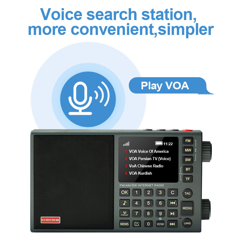 CHOYONG LC90 Mini Multi-Band Smart Internet Radio