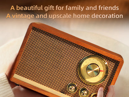 CHOYONG R1 Walnut Solid Wood Bluetooth Speaker