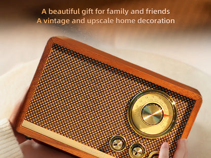 CHOYONG R1 Walnut Solid Wood Bluetooth Speaker