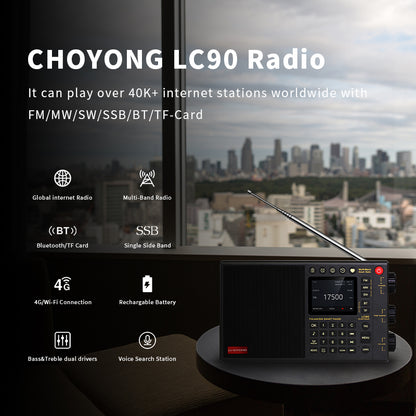 CHOYONG LC90 Multi-Band Smart Internet Radio