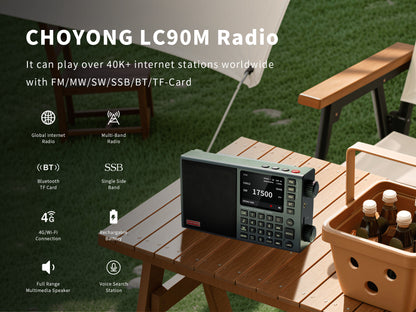 CHOYONG LC90 Mini Multi-Band Smart Internet Radio