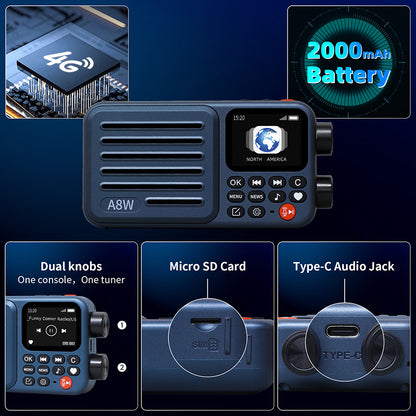 CHOYONG A8W Portable Smart Internet Radio