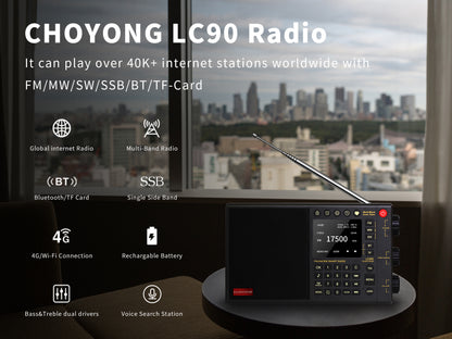 CHOYONG LC90 Multi-Band Smart Internet Radio