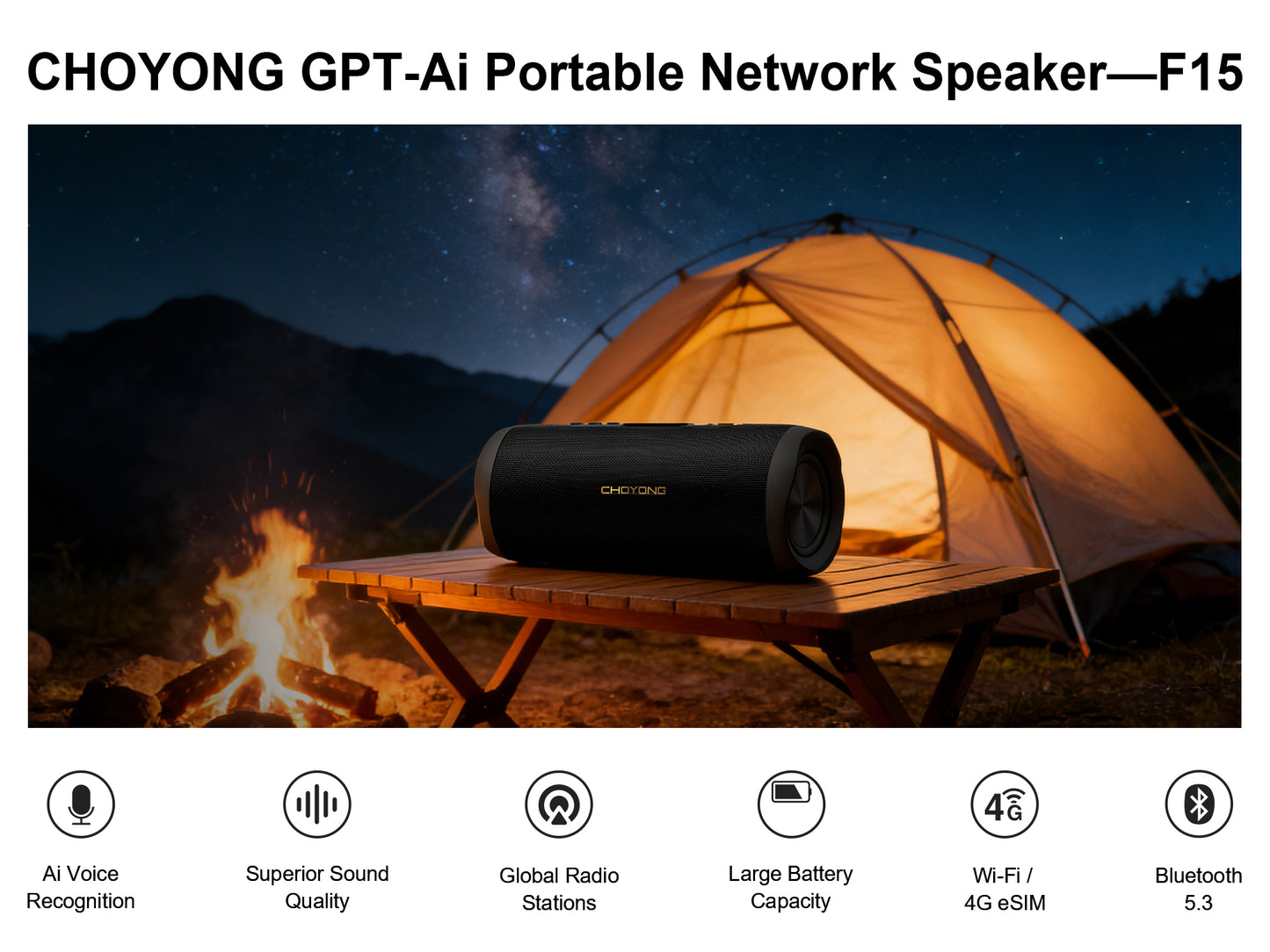 CHOYONG F15 Speaker