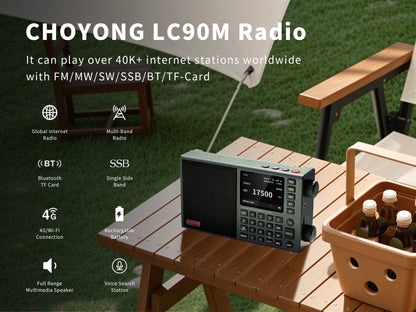 CHOYONG LC90 Mini Multi-Band Smart Internet Radio