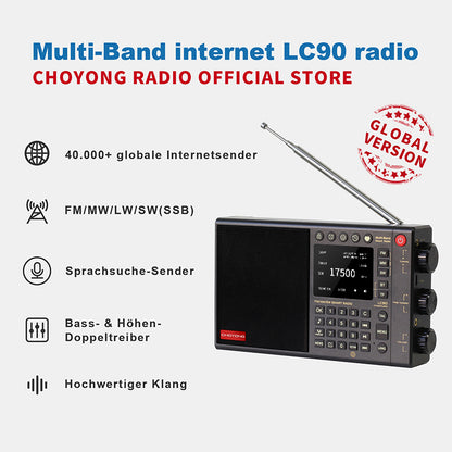 CHOYONG LC90 Multi-Band Smart Internet Radio