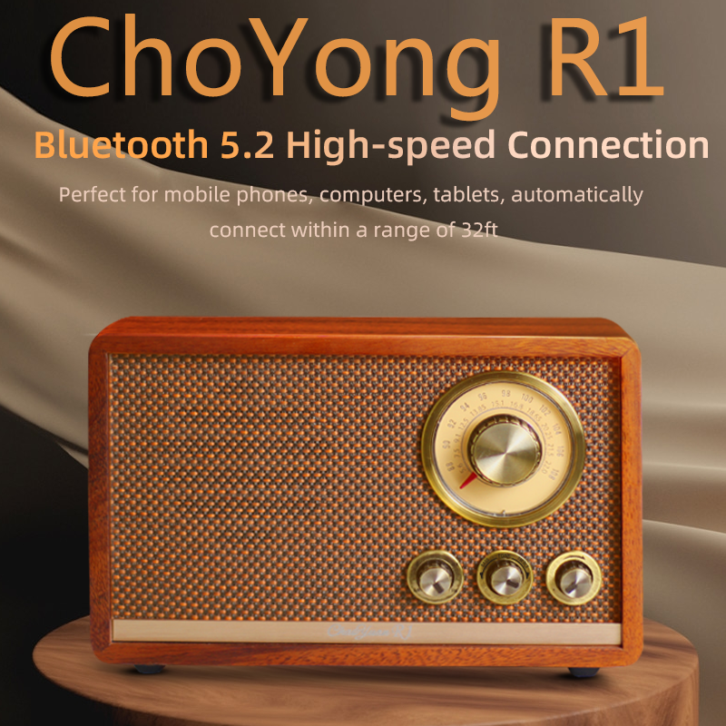 ChoYong R1 Walnut wood Vintage Radio Collection