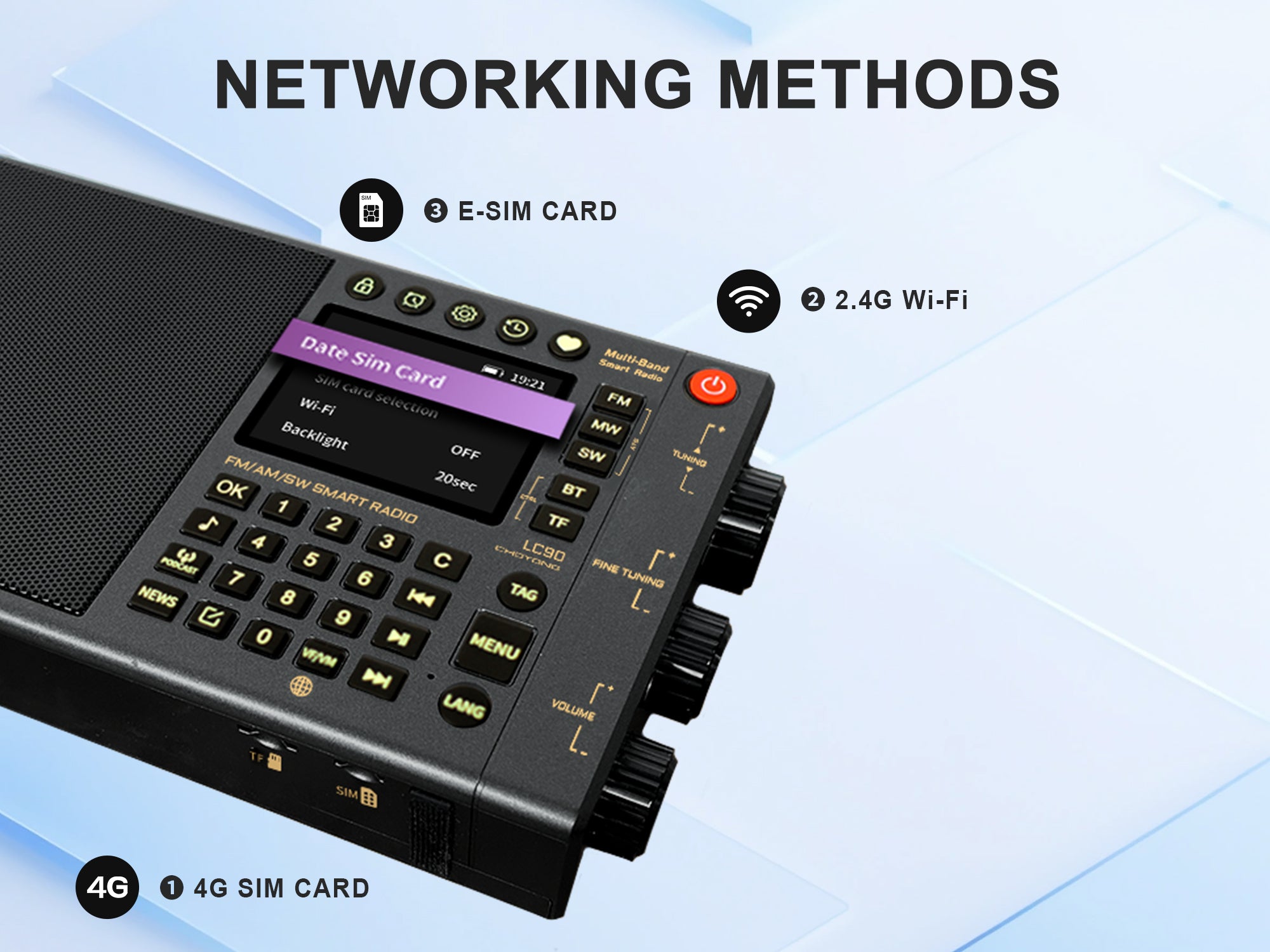 CHOYONG LC90 Multi-Band Smart Internet Radio – CHOYONG