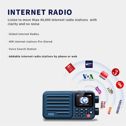 CHOYONG A8W Portable Smart Internet Radio
