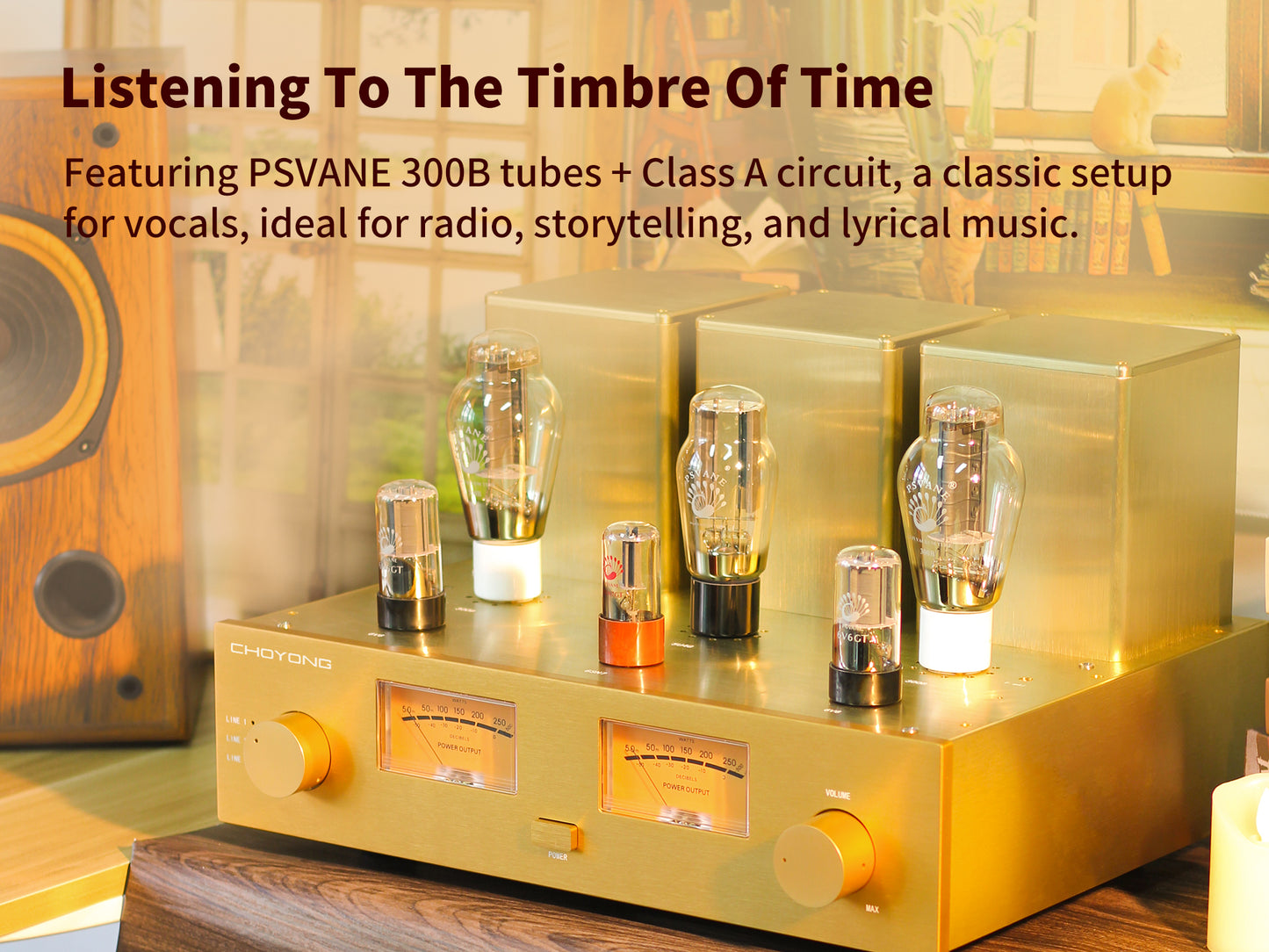 CHOYONG Class A 300B Tube  Amplifier