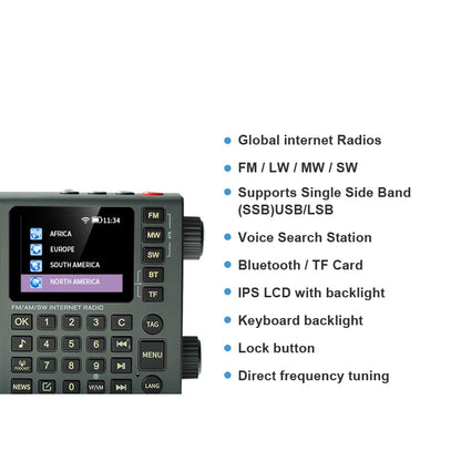 CHOYONG LC90 Mini Multi-Band Smart Internet Radio