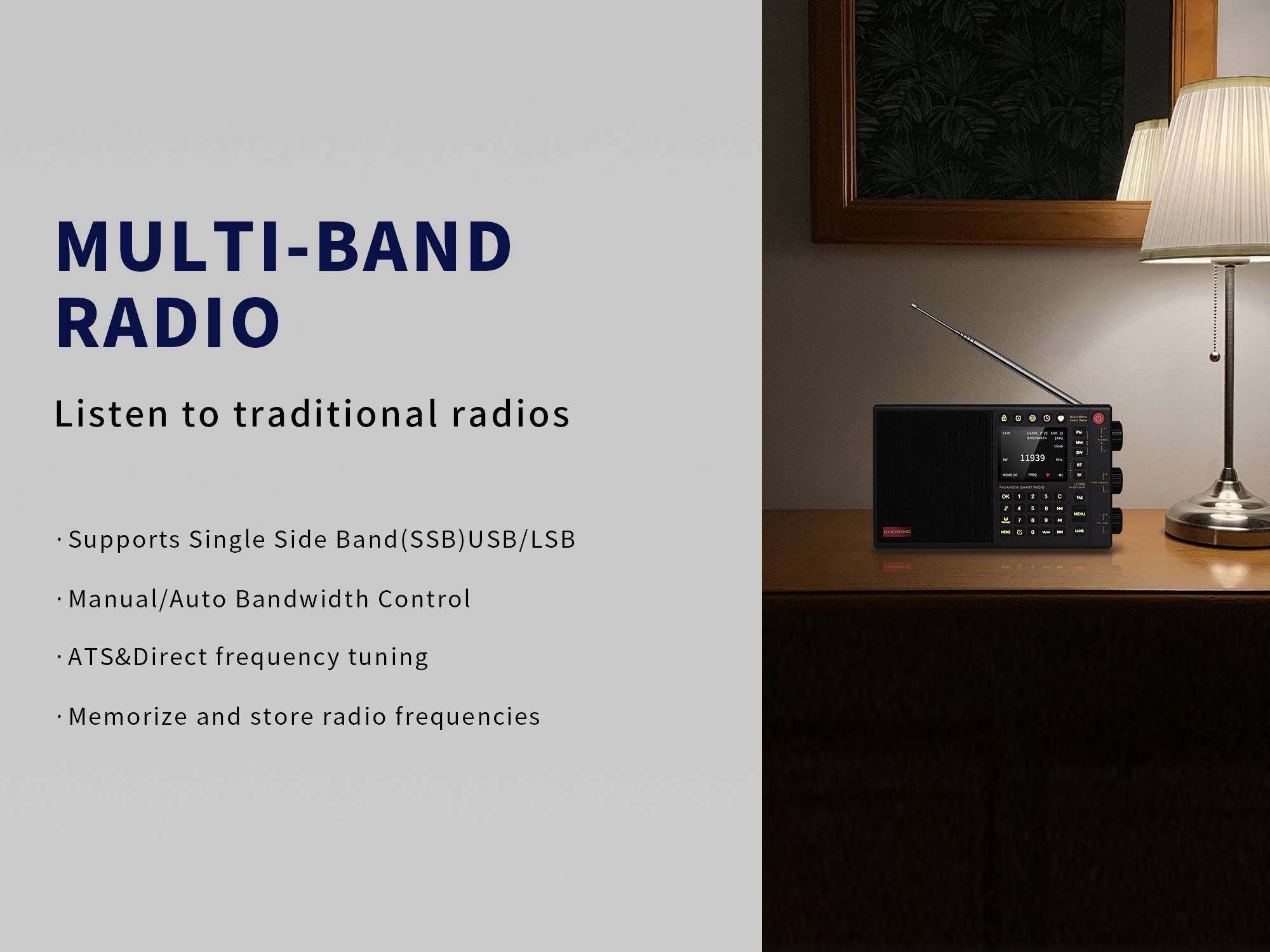 CHOYONG LC90 Multi-Band Smart Internet Radio – CHOYONG