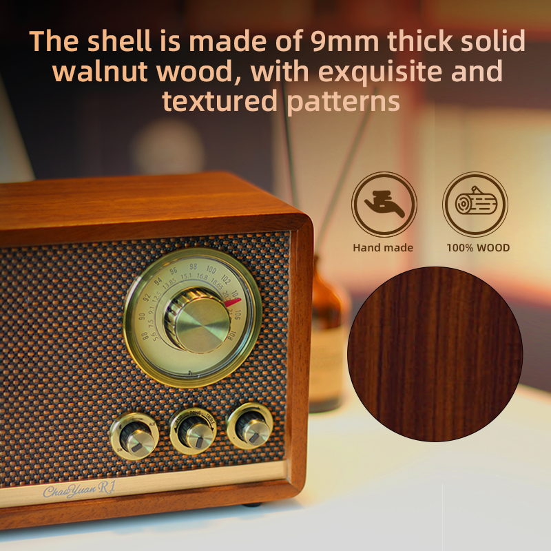 ChoYong R1 Walnut wood Vintage Radio Collection