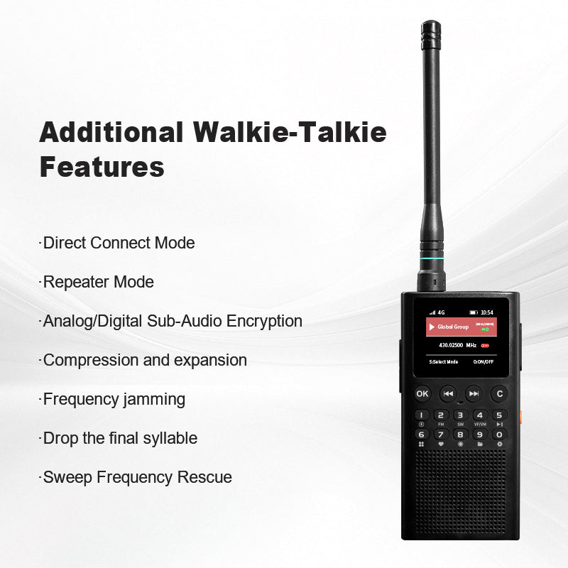 CHOYONG WT2 Multi-Functional Walkie Talkie
