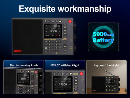 朝元LC90全頻段網絡智能收音機（支持SSB和語音選廣播）