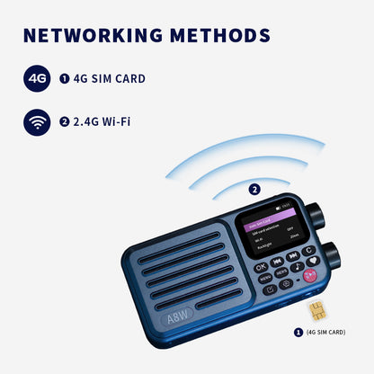 CHOYONG A8W Portable Smart Internet Radio