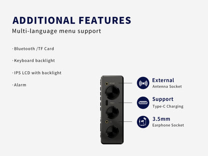 朝元LC90全頻段網絡智能收音機（支持SSB和語音選廣播）