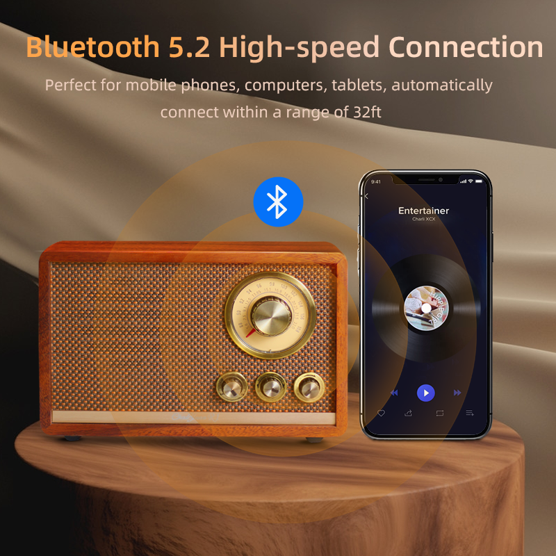 ChoYong R1 Walnut wood Vintage Radio Collection