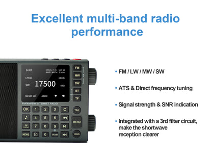 CHOYONG LC90 Mini Multi-Band Smart Internet Radio