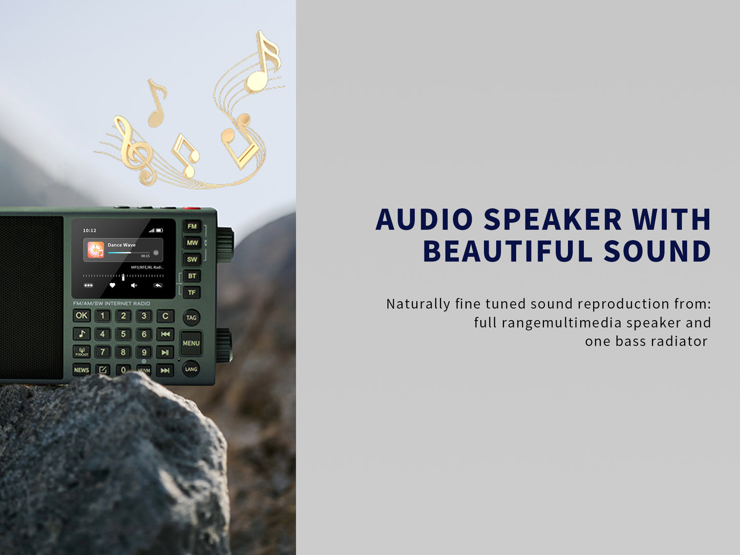 CHOYONG LC90 Mini Multi-Band Smart Internet Radio