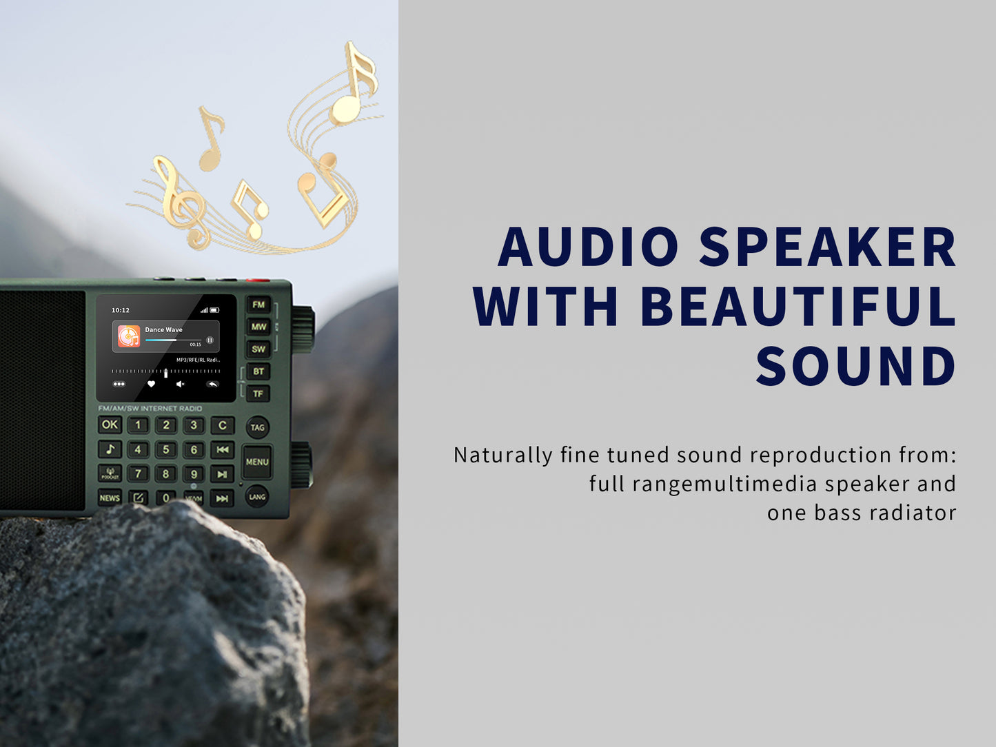 CHOYONG LC90 Mini Multi-Band Smart Internet Radio