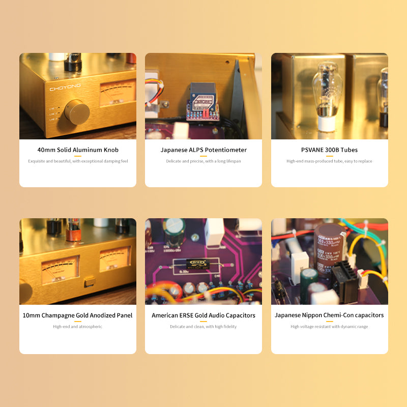 CHOYONG Class A 300B Tube  Amplifier