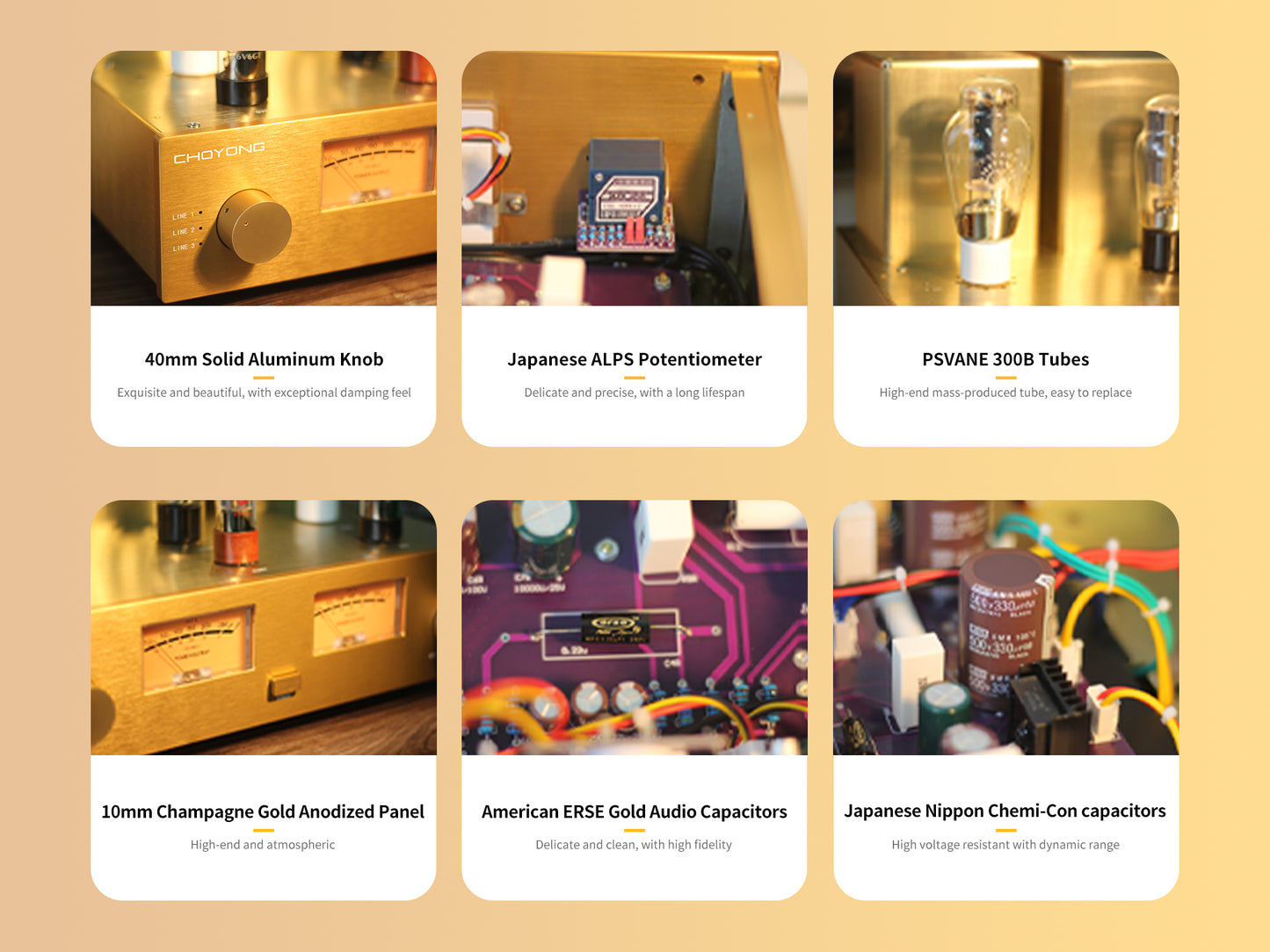 CHOYONG Class A 300B Tube  Amplifier