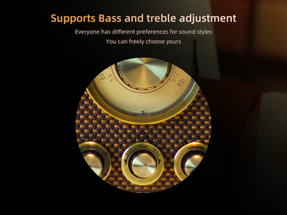 CHOYONG R1 Walnut Solid Wood Bluetooth Speaker