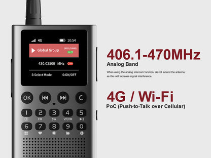 CHOYONG WT2 Multi-Functional Walkie Talkie