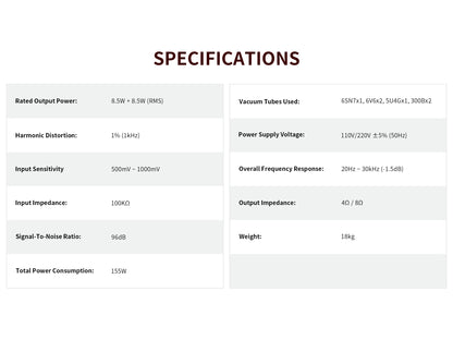CHOYONG Class A 300B Tube  Amplifier