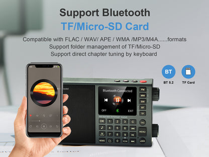 CHOYONG LC90 Mini Multi-Band Smart Internet Radio