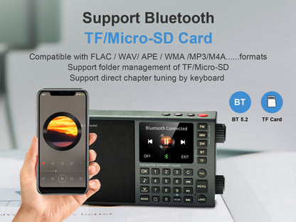 CHOYONG LC90 Mini Multi-Band Smart Internet Radio