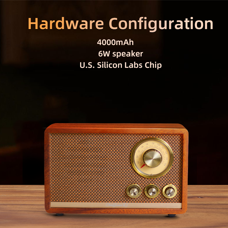 ChoYong R1 Walnut wood Vintage Radio Collection