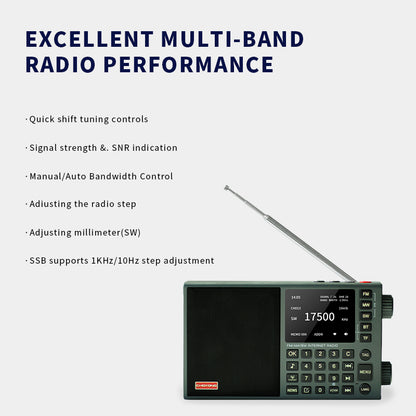 CHOYONG LC90 Mini Multi-Band Smart Internet Radio