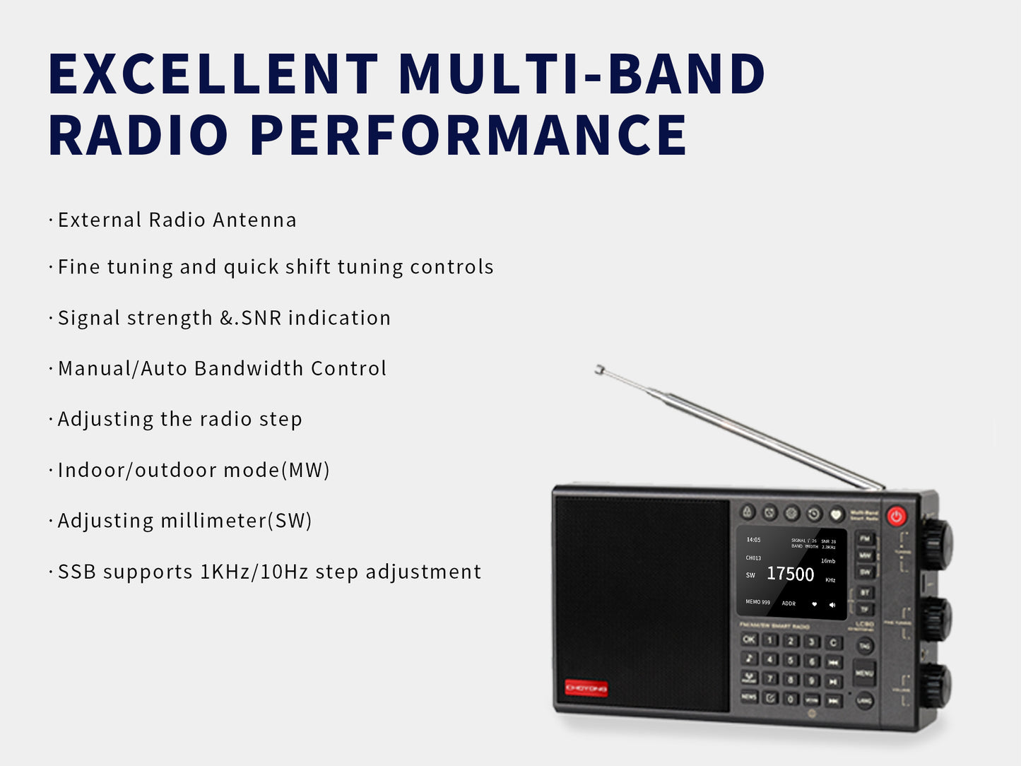 CHOYONG LC90 Multi-Band Smart Internet Radio