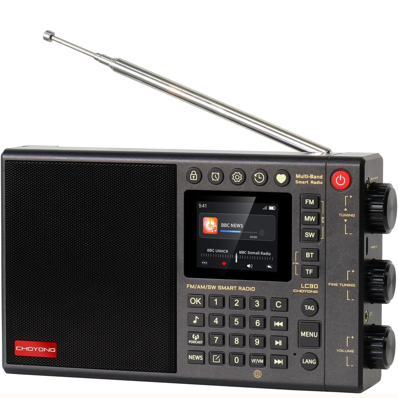 CHOYONG LC90 Multi-Band Smart Internet Radio